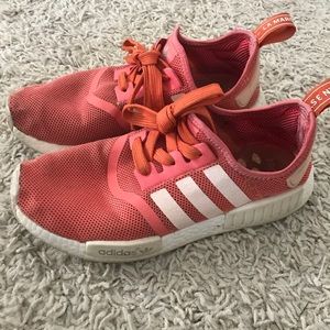 Coral pink Adidas NMD well loved